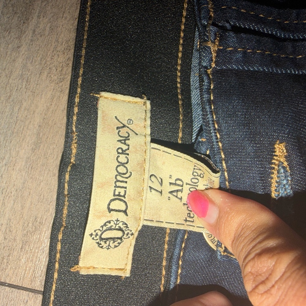 Democracy Dark Blue Skinny Jeans - Picture 3 of 10